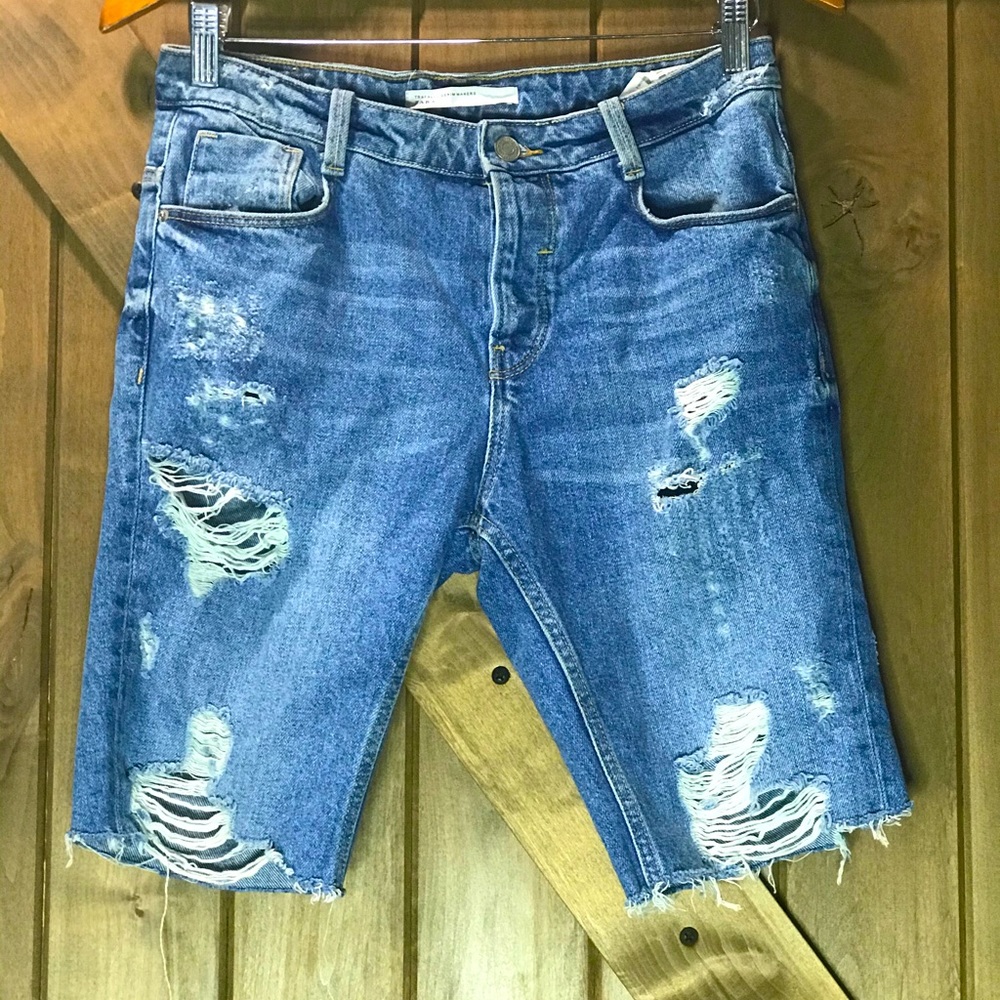 Blue denim “Zara” shorts